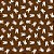 Folha para Ovos de Páscoa Metalizado Coelhinhos Marrom 69x89cm  - 25 unidades - Cromus - Rizzo - Imagem 1
