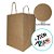 Sacola de Papel Premium Fundo Largo D-27 27x22x9,5cm  - Kraft - 10 unidades - Rizzo - Imagem 3