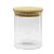 Pote de Vidro Hermético com Tampa de Bambu - 8x10cm - 380ml - 1 unidade - Rizzo - Imagem 3