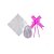 Kit Ovo no Copo Rosa (Saco Express + Papel Chumbo + Laço Fácil) - 1 unidade - Rizzo - Imagem 2