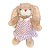 Coelha de Pelúcia de Vestido Pontilhado - 36cm - 1 unidade - Rizzo - Imagem 1