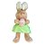 Coelha de Pelúcia com Ovo da Páscoa - Verde - 42cm - 1 unidade - Rizzo - Imagem 1