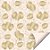 Folha para Ovos de Páscoa Double Face Ovos de Ouro Marfim 69x89cm - 25 unidades - Cromus - Rizzo - Imagem 1