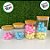 Kit 5 Potes de Vidro com Tampa de Bambu - Rizzo - Imagem 3