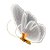 Borboleta de LED para Decoração com Movimento - 40cm - 1 unidade - Rizzo - Imagem 1