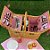 Kit Cesta de Pic Nic 2 serviços - 13 peças e Porta Garrafas embutidos - 25x48x34cm - 1 unidade - Rizzo - Imagem 5
