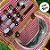 Kit Cesta de Pic Nic 2 serviços - 13 peças e Porta Garrafas embutidos - 25x48x34cm - 1 unidade - Rizzo - Imagem 3