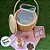Kit Cesta de Pic Nic 2 serviços - 9 peças - 33x38cm - 1 unidade - Rizzo - Imagem 4