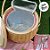 Kit Cesta de Pic Nic 2 serviços - 9 peças - 33x38cm - 1 unidade - Rizzo - Imagem 3