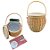 Kit Cesta de Pic Nic 2 serviços - 9 peças - 33x38cm - 1 unidade - Rizzo - Imagem 1