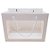 Sacola de Papel com visor de PVC 29x16x21cm - Branca - 1 unidade - Rizzo - Imagem 3