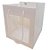 Sacola de Papel com visor de PVC 22x20x20cm - Branca - 1 unidade - Rizzo - Imagem 1