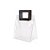 Sacola Transparente PVC com Alça Quadrada de Couro Preto - 15x15x10cm - 1 unidade - Rizzo - Imagem 2