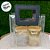 Sacola Transparente PVC com Alça Quadrada de Couro Preto - 15x15x10cm - 1 unidade - Rizzo - Imagem 6