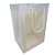 Sacola de Papel com visor de PVC 30x20x16cm - Retangular Vertical - Branca - 1 unidade - Rizzo - Imagem 4