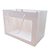 Sacola de Papel com visor de PVC 25x18x35cm - Branca - 1 unidade - Rizzo - Imagem 2