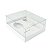 Caixa Ovo de Colher Kit Confeiteiro - Meio Ovo de 100g a 150g - 20,5cm x 17cm x 9,7cm - Branca - 5unidades - Assk - Imagem 1