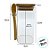 Pote de Vidro Hermético com Tampa e Colher de Bambu - 12x6cm - 300ml - 1 unidade - Rizzo - Imagem 2