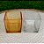 Pote de Vidro Âmbar Quadrado para Vela - 6x6cm - 1 unidade - Rizzo - Rizzo - Imagem 5