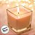 Pote de Vidro Âmbar Quadrado para Vela - 6x6cm - 1 unidade - Rizzo - Rizzo - Imagem 4