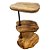 Decoração Madeira Rústica Orgânica 3 Andares - 45cm - 1 unidade - Rizzo - Imagem 1