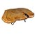 Mini Mesa de Madeira Rústica Orgânica - 40x26x4cm - 1 unidade - Rizzo - Imagem 1