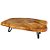 Mini Mesa de Madeira Rústica Orgânica - 38x22x10cm - 1 unidade - Rizzo - Imagem 1