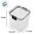 Pote de Plástico Hermetico - Trava Fácil - 900ml - 10,2 x 12 cm - 1 unidade - Clink - Rizzo - Imagem 2