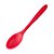 Mini Colher de Silicone - Vermelha - 20,5x4cm - 1 unidade - Clink - Rizzo - Imagem 1