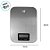 Balança Digital para Cozinha de Inox  5kg - Retangular  - 1 unidade - Wellmix - Rizzo - Imagem 2
