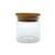 Pote de Vidro Hermético com Tampa de Bambu - 6x6cm - 100ml - 1 unidade - Rizzo - Imagem 1