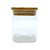 Pote de Vidro Hermético com Tampa de Bambu - 8x12cm - 525ml - 1 unidade - Rizzo - Imagem 1