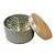 Lata de Metal Redonda Texturizada - Cinza - 10x6cm - 1 unidade - Rizzo - Imagem 2