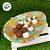 Bandeja de Metal Decorativa de Páscoa - Ovos Coloridos - 26x18x3cm - 1 unidade - Rizzo - Imagem 2