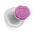 Molde de silicone Rosa Scarlett Ref. 257 Flexarte Rizzo Confeitaria - Imagem 1