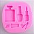 Molde de silicone Maquiagem e Perfume S154 Molds Planet Rizzo Confeitaria - Imagem 2
