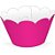 Wrapper para CupCake Tradicional Pink Cod. 12.10 com 12 un. Nc Toys - Imagem 1