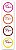 Etiqueta Adesiva Cone Trufado Color Cod. 6285 c/ 20 un. Miss Embalagens Rizzo Confeitaria - Imagem 1
