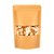 Saco de Papel Kraft com Visor Stand Up Pouch Zip 15x22x4cm - Hermético e Impermeável Dentro e Fora - 50 un - Rizzo - Imagem 1