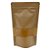 Saco de Papel Kraft com Visor Stand Up Pouch Zip 15x22x4cm - Hermético e Impermeável Dentro e Fora - 50 un - Rizzo - Imagem 4