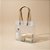 Sacola Transparente Fosca com Alça de Fibra - 15x13x7cm - 12 unidades - Rizzo - Imagem 1