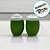 Kit Saleiro e Paliteiro Coco - Verde - 9,5cm - 1 unidade - Rizzo - Imagem 4