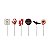 Pick Decorativo para Doces - Help Halloween - 12 unidades - Cromus - Rizzo - Imagem 2