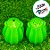 Kit Saleiro e Paliteiro Cacto - Verde - 9,5cm - 1 unidade - Rizzo - Imagem 3