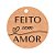 Tag Decorativa - Feito com Amor - 15 unidades - Stickr - Rizzo - Imagem 1