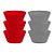Forminhas de Silicone para Cupcake - 6,5cm - 6 unidades - Clink - Rizzo - Imagem 1