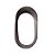 Cortador Aro Oval 12x5x4cm - Ref.2080  - 1 unidade - RR Cortadores - Rizzo - Imagem 1