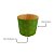 Forma Panetone 100g - Verde Decorada com Trevos  - 10 unidades - Ecopack - Rizzo - Imagem 3