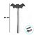 Palito Decorativo Halloween - Morcego - 26cm - 5 unidades - Rizzo - Imagem 2