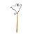 Palito Decorativo Halloween - Fantasma - 28cm - 5 unidades - Rizzo - Imagem 1